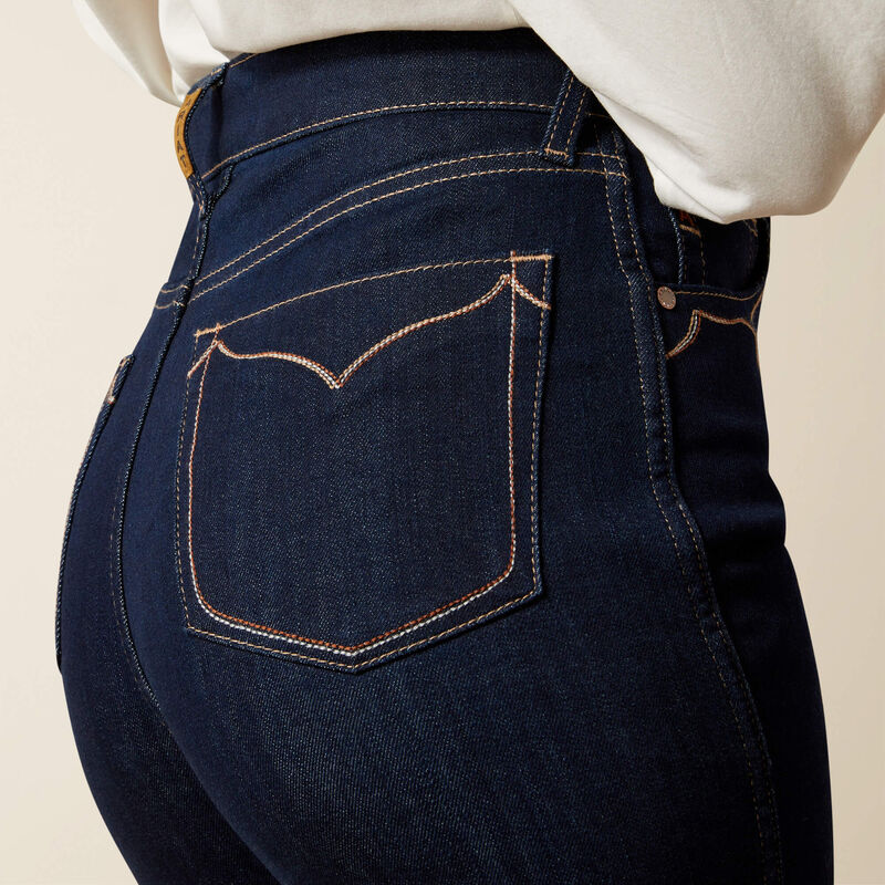 Ariat Women's Ultra High Rise Veronica Wide Leg Jean - Rinse