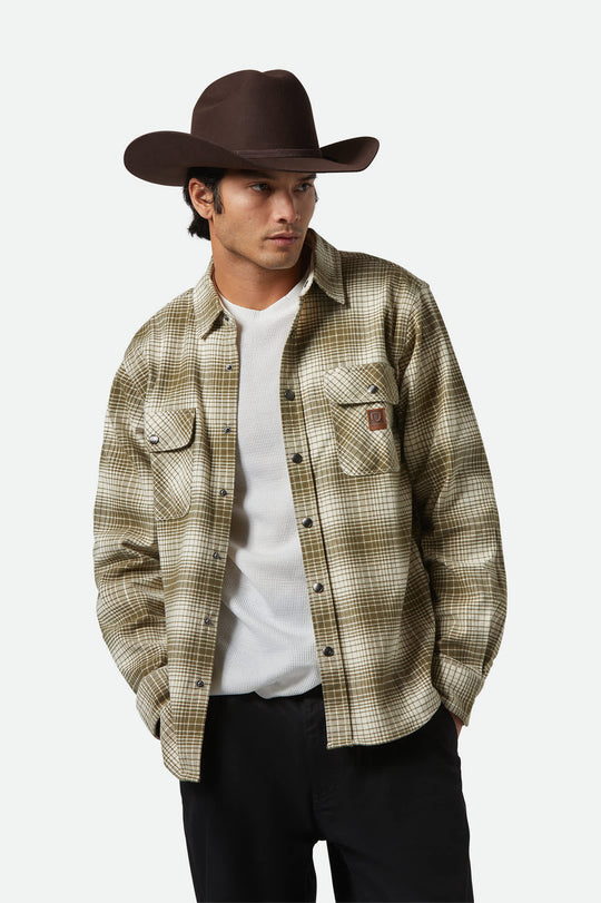 Brixton Unisex Style Laredo Cowboy Hat - Dark/Brown