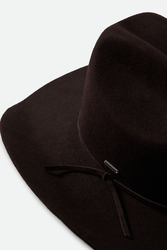 Brixton Unisex Style Laredo Cowboy Hat - Dark/Brown