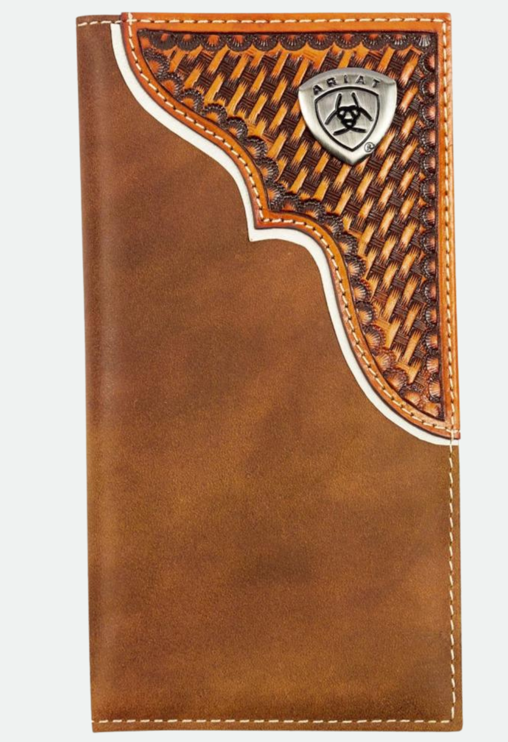 Ariat Rodeo Wallet - Basket Weave Overlay