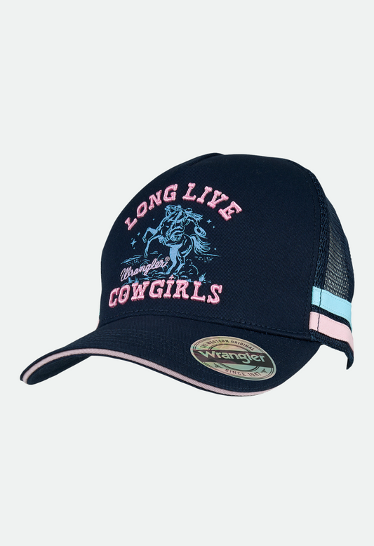 Wrangler Women's PENELOPE HP Trucker Cap - Navy