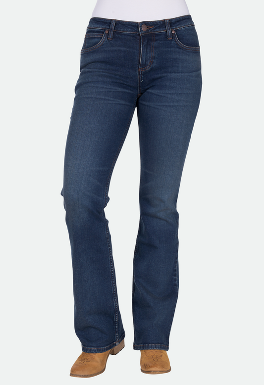 Wrangler Women's JANE JEAN - Mae 34L -Dark Indigo