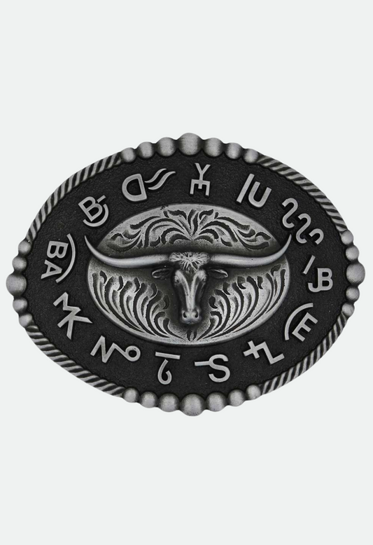 Montana Branded Legacy Longhorn Buckle