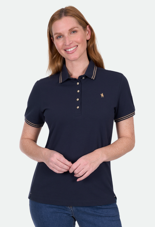Thomas Cook Women's Lauren Ss Polo - Navy