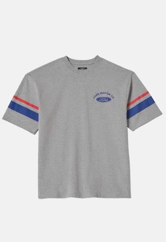 Brixton Ford Truck Country Jersey - Heather Grey