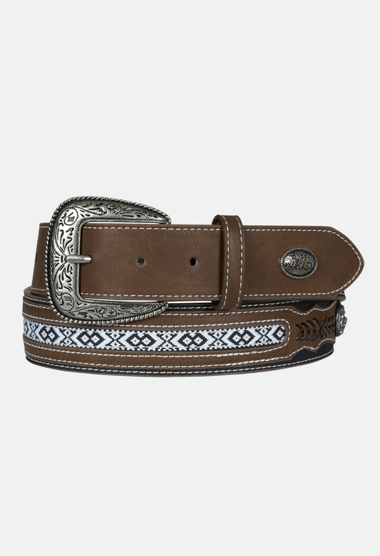 Pure Western Clayton Belt - Tan/Black