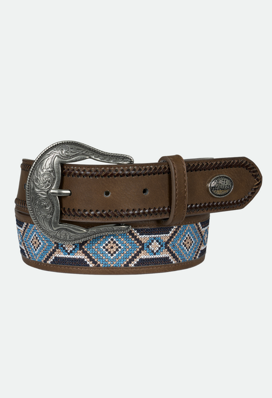 Pure Western Men's Warren Belt - Tan/Multi