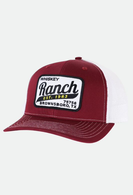 Whiskey Bent Hat Co. The Zip -  Burgundy