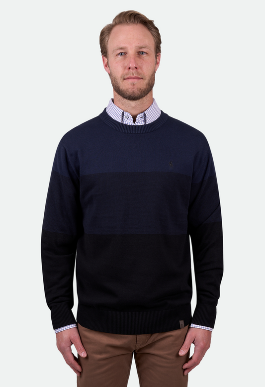 Thomas Cook Men's JOEY CREW JUMPER - NAVY/BLACK