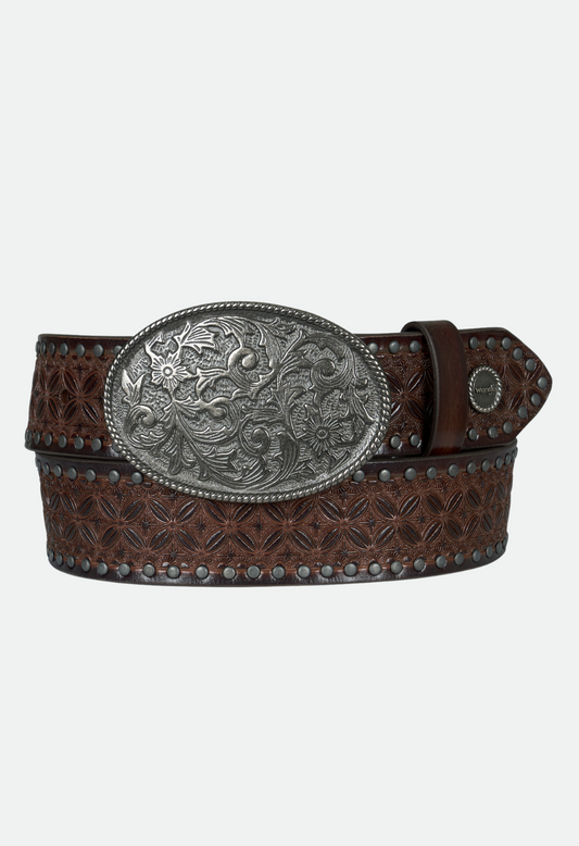 Wrangler Women's Drew Belt - Dark Tan