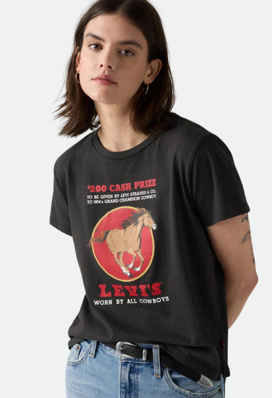 Levi's® Women's Graphic Boxy T-Shirt -  Black