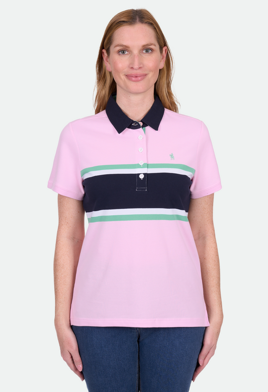 Thomas Cook Women's Felicia Ss Polo - Pale Pink
