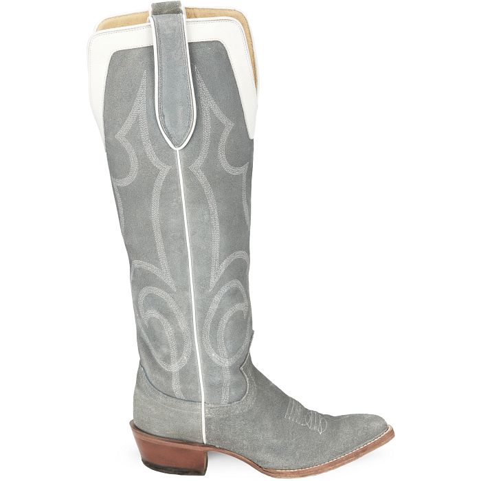 Justin Boots Verlie 17” Women’s Western Boot - Dusty Blue (Grey)