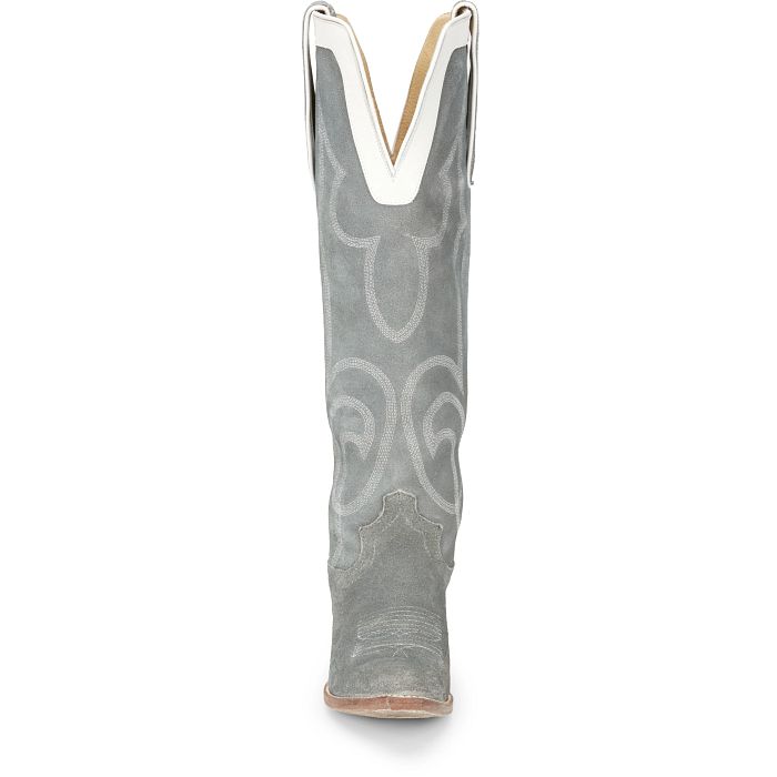 Justin Boots Verlie 17” Women’s Western Boot - Dusty Blue (Grey)