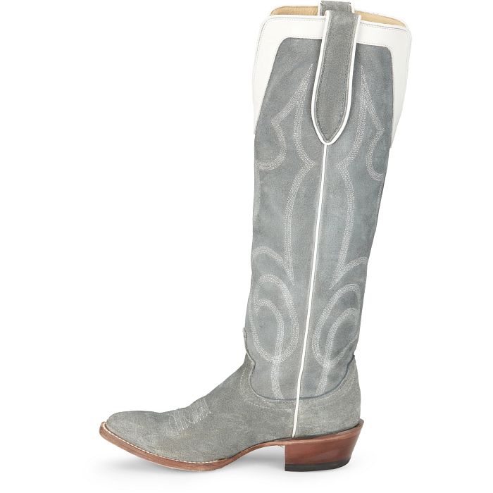 Justin Boots Verlie 17” Women’s Western Boot - Dusty Blue (Grey)