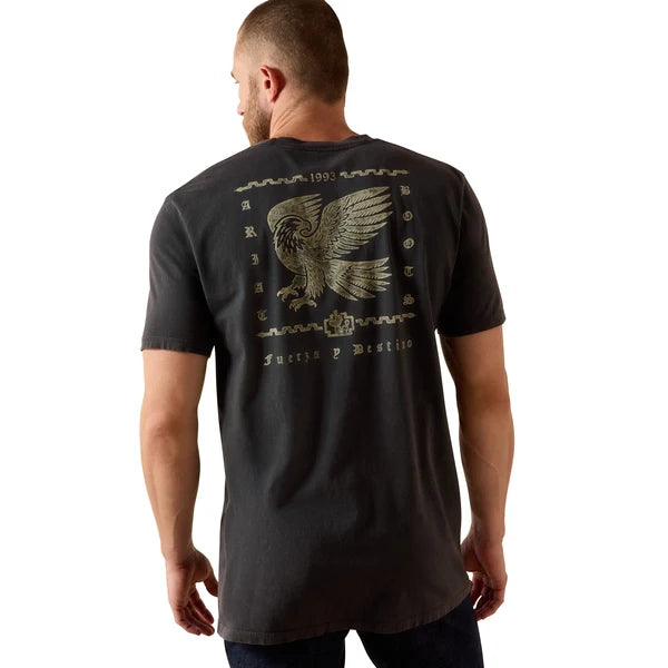 Ariat Men's Fuerza y Destino Graphic T-Shirt - Vintage Black
