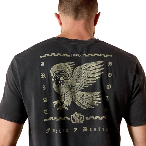Ariat Men's Fuerza y Destino Graphic T-Shirt - Vintage Black