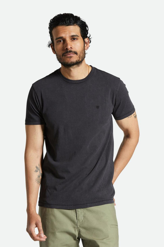 Brixton Vintage Reserve T-Shirt - Black