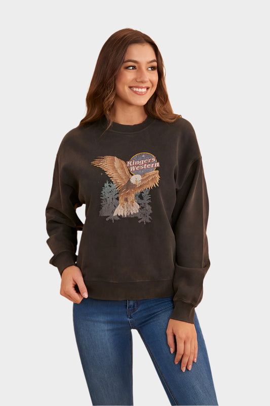 Ringers Western Women's Mara Crew (Black)