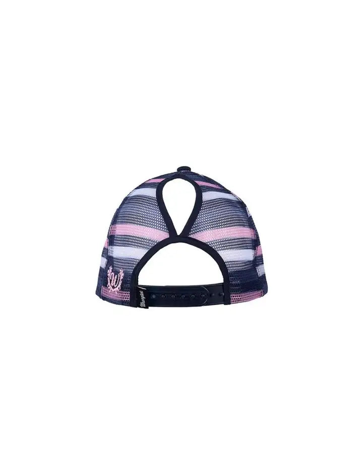 Wrangler Elise Hp Ponytail Trucker Cap - Navy