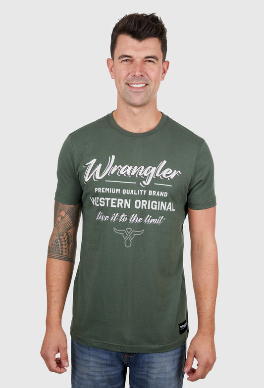 WRANGLER MENS ETHAN S/S TEE (CYPRESS)