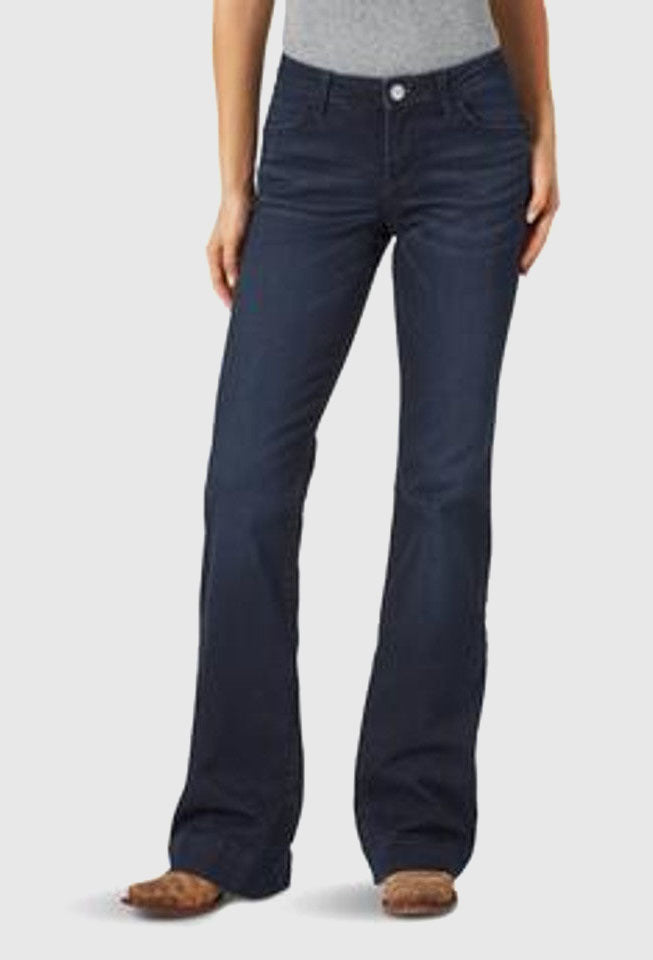 WRANGLER RETRO® MAE WIDE LEG TROUSER - LADIES JEANS - 32 LEG