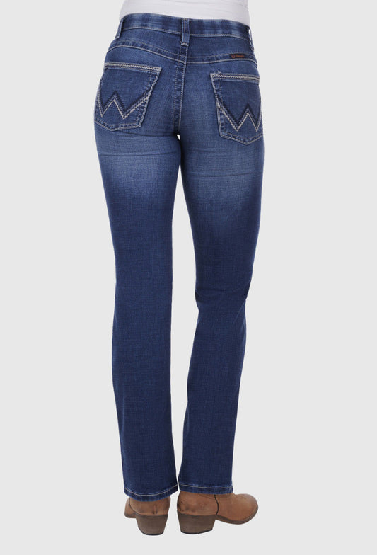 WRANGLER WOMENS ULTIMATE RIDING JEAN - WILLOW (DAVIS) 34LEG