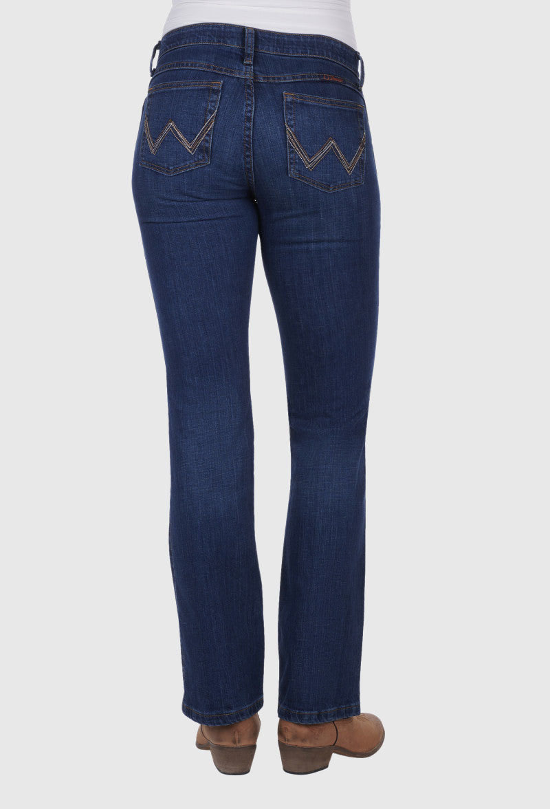 WRANGLER WOMENS ULTI RIDING JEAN Q BABY - 34 Leg