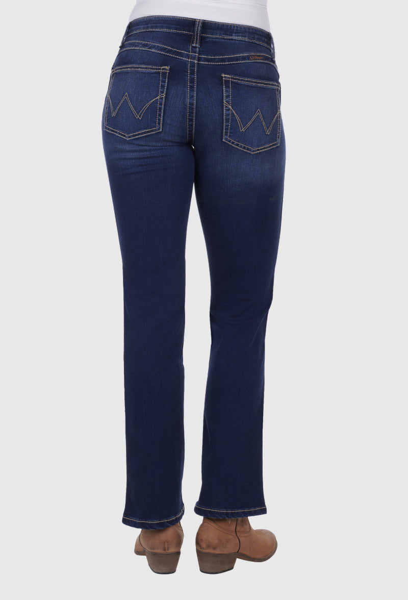 WRANGLER WOMENS ULTI RING JEAN Q BABY - 32 Leg