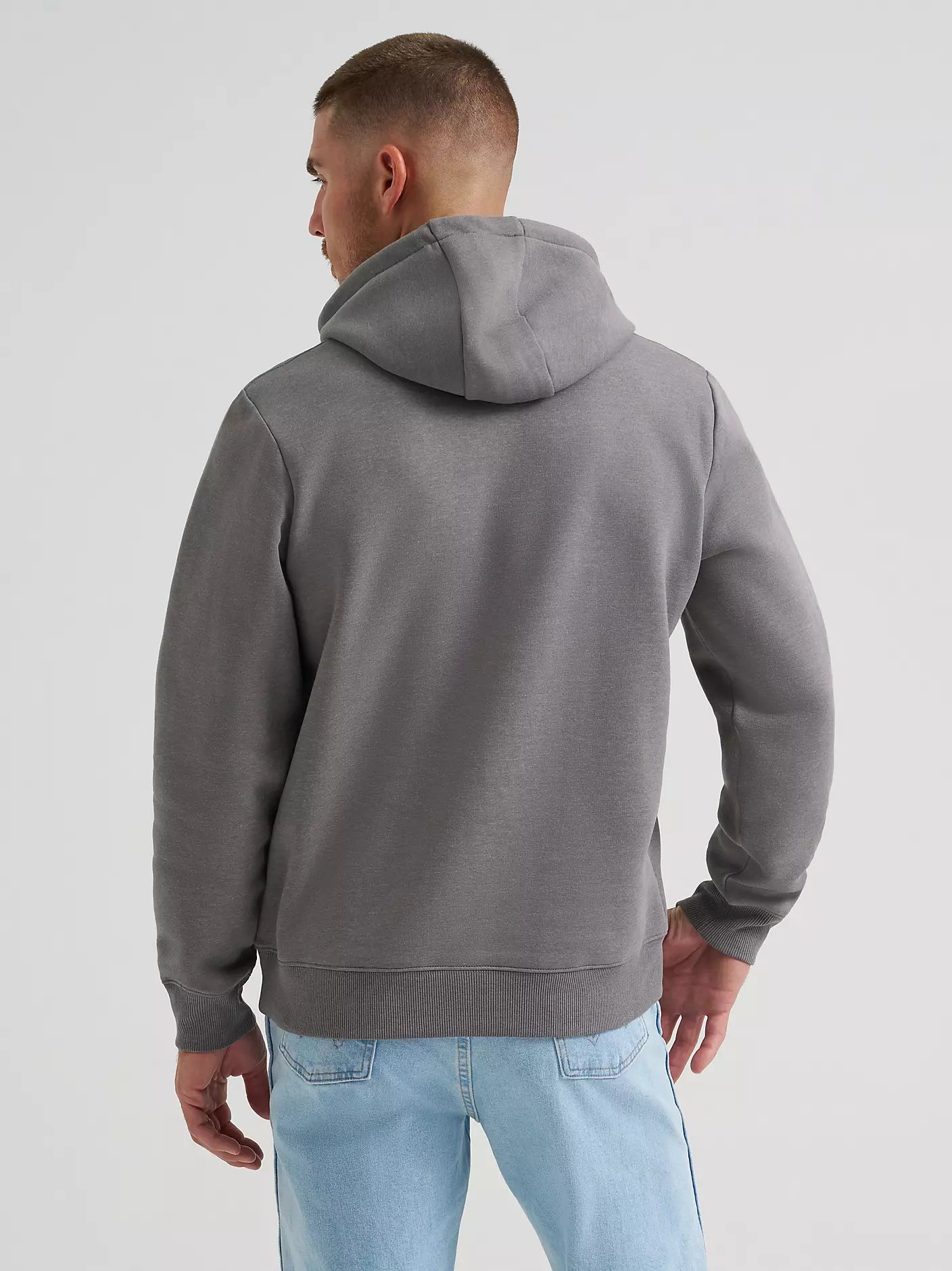 Wrangler Men's W Desert Graphic Hoodie - Grey Heather