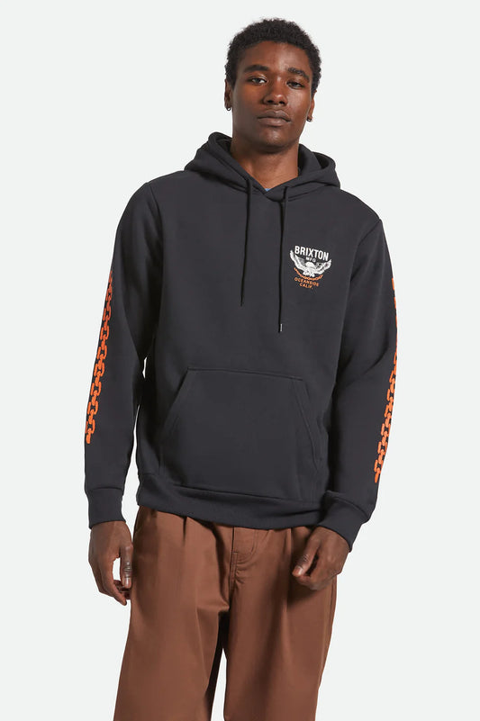 Brixton Men's Waller Hoodie - Black