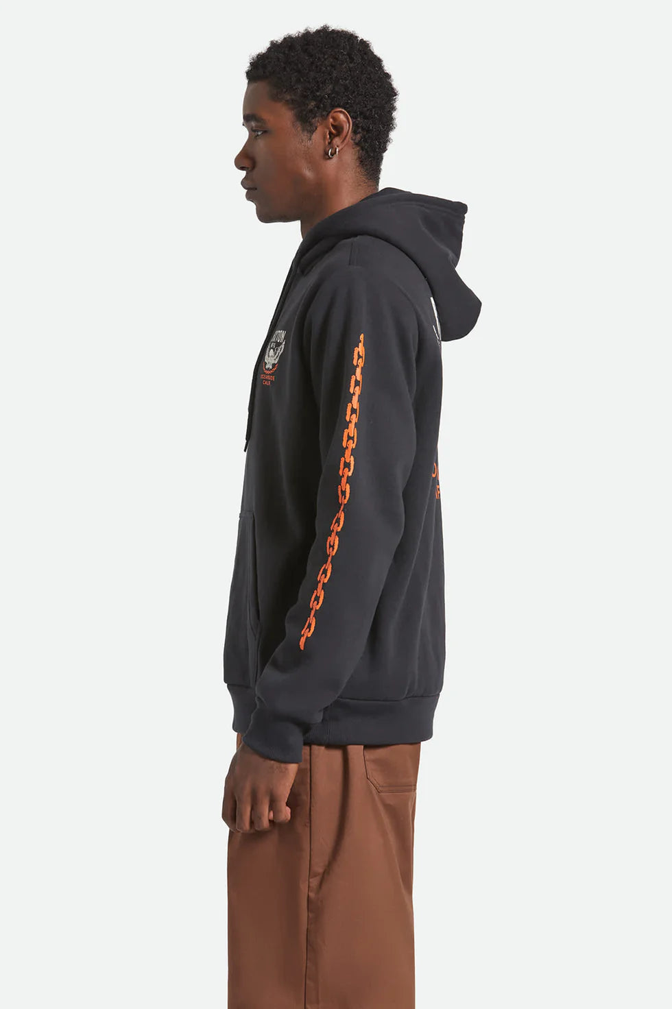 Brixton Men's Waller Hoodie - Black