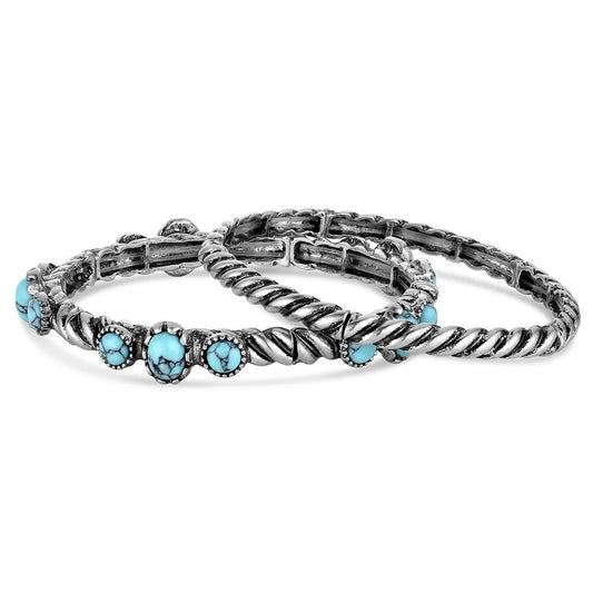 Montana Wander West Turquoise Bangle Bracelets