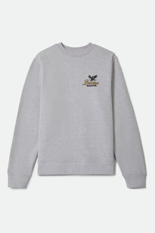 Brixton Well Crew - Heather Grey