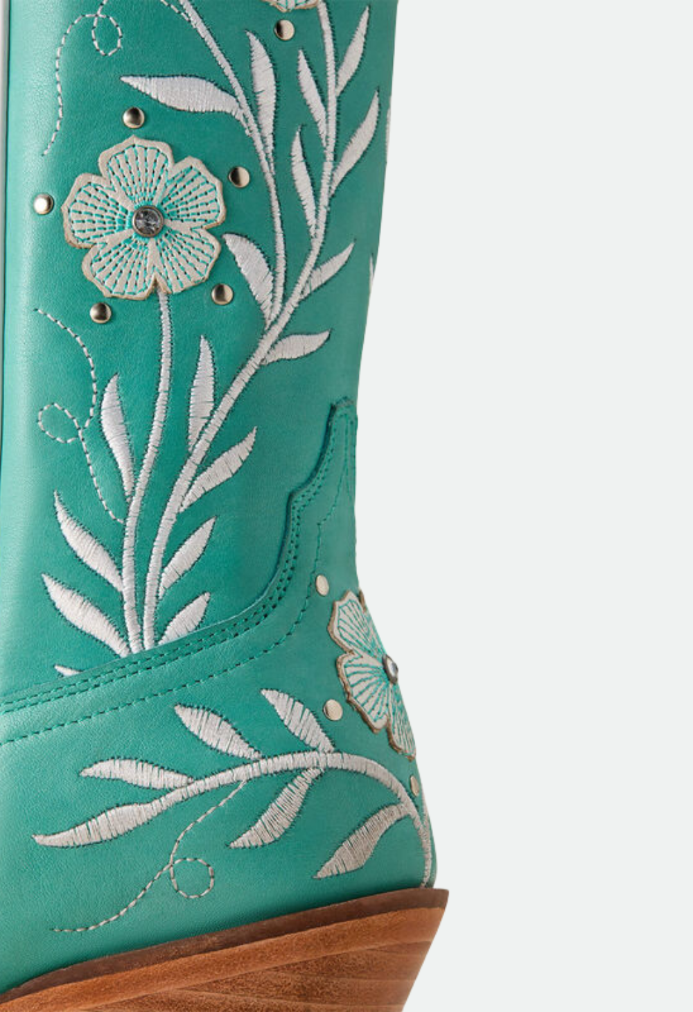 Ariat Women's Romance Western Boot Natural Turquoise