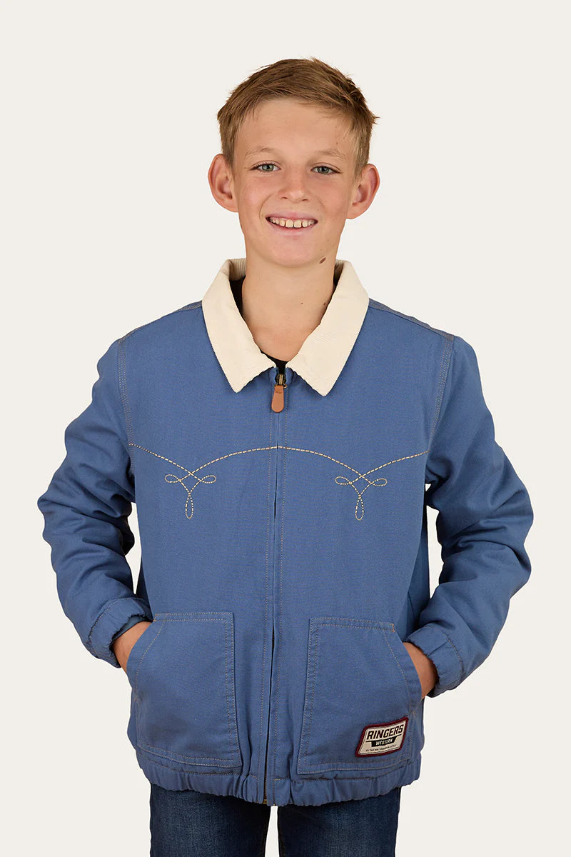 Ringers Western Kid's Westbury Western Jacket - Yale Blue