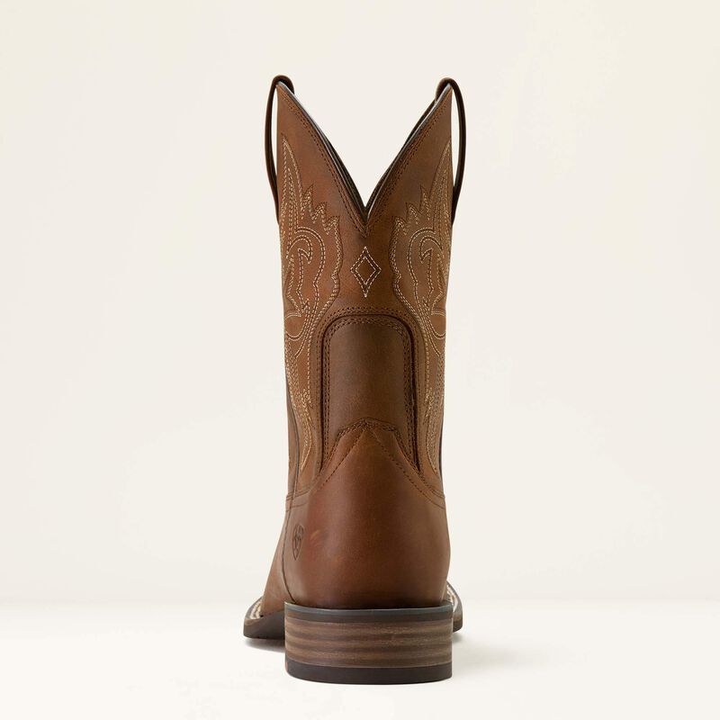 Ariat Men's Western Big Rig Wide Square Toe Cowboy Boot - Distressed Brown
