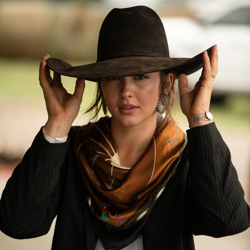 Fringe Scarves Western Yoke