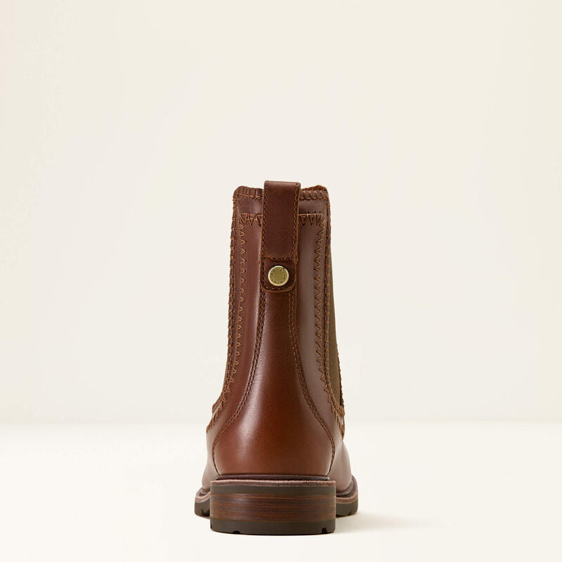 Ariat Women's Wexford Whipstitch Chelsea Boot - Deep Cognac