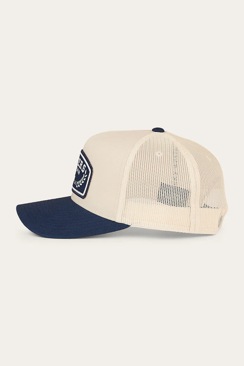 Ringers Western Wheatbelt Trucker Cap - Off White/Navy
