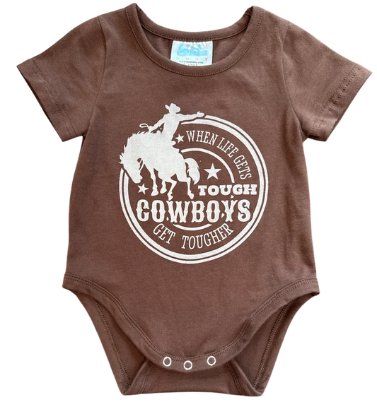 Shea Baby When Life's Gets Tough Cowboy's Get Tougher Onesie