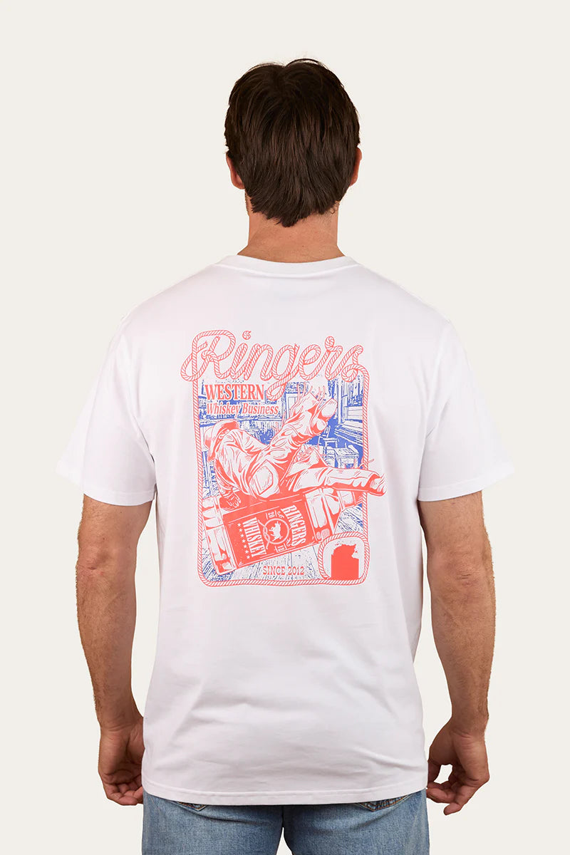 Ringers Western Whiskey Business Mens Loose Fit T-Shirt