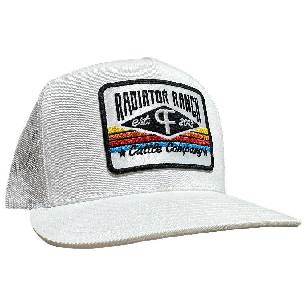 Pf Radiator Ranch Hat White Serape PF Patch Meshback Cap – Lucknow Skin Shop and Boot Barn