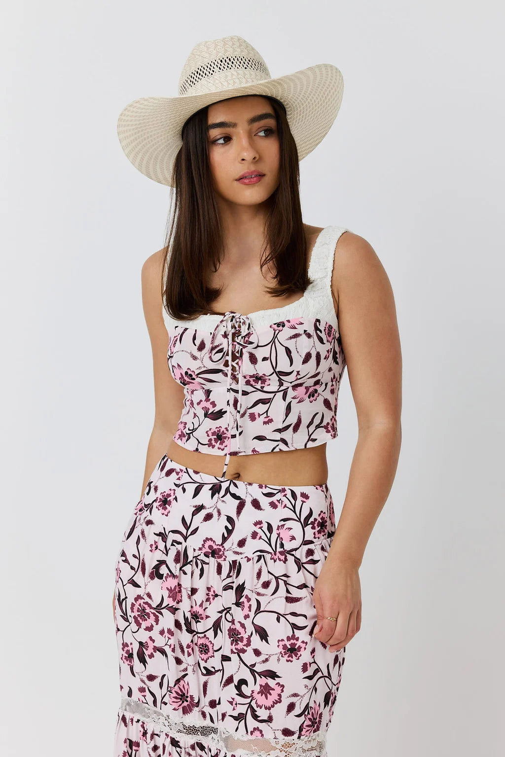 Ringers Western Womens Wild At Heart Fashion Top - Pink
