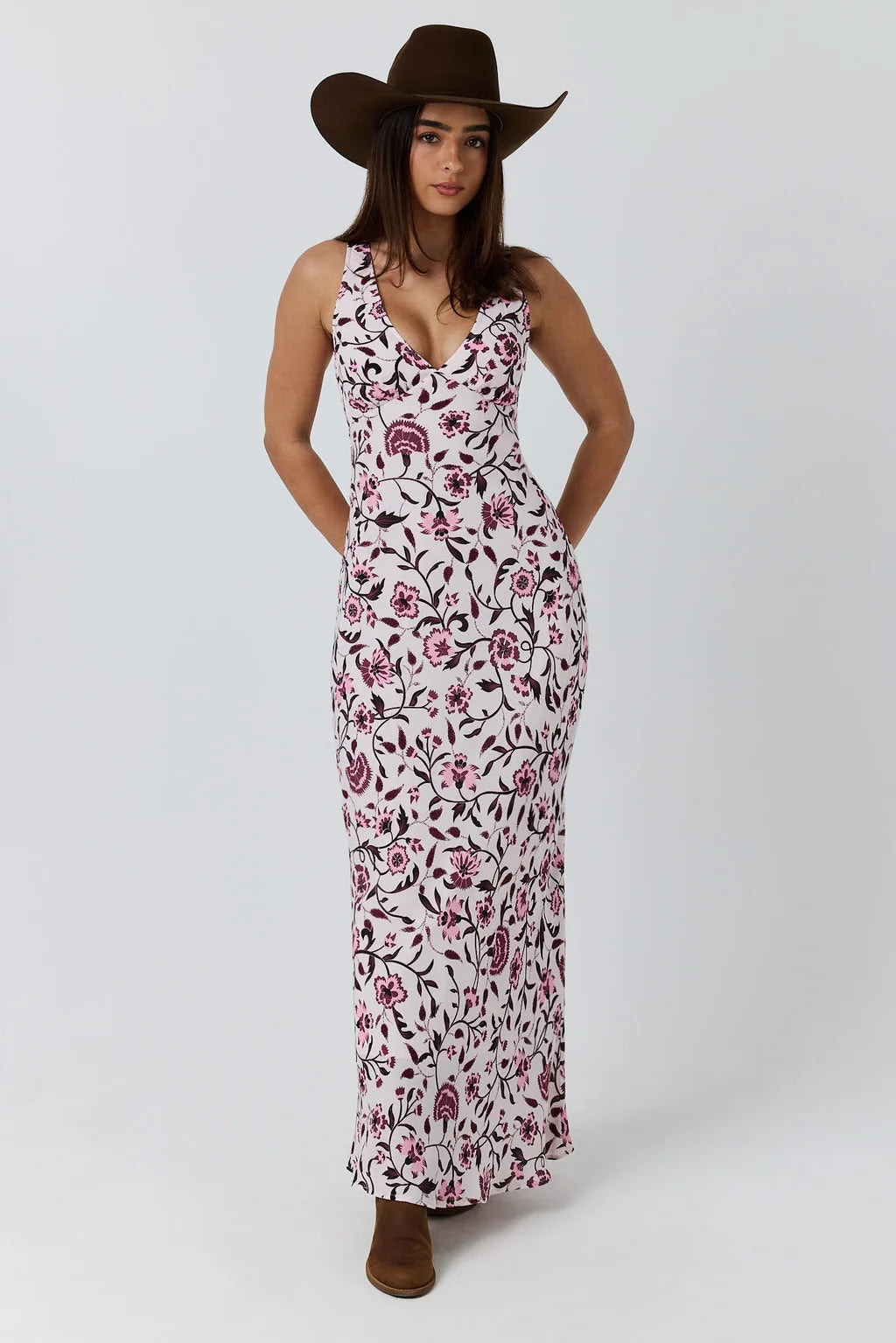 Ringers Western Womens Wild At Heart Maxi Dress - Pink