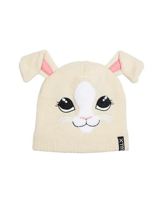 XTM Performance Wild Babies Knitted Double Walled 0-2 Years Beanie - Bunny