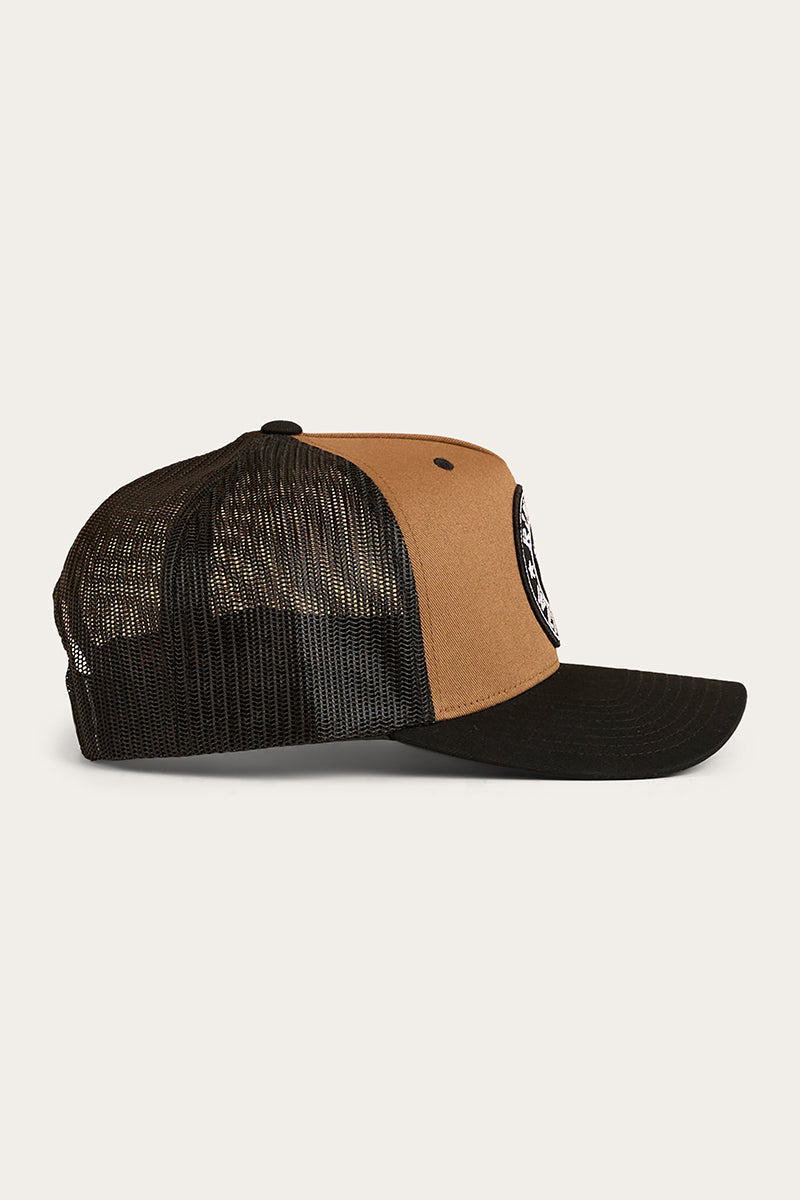 Ringers Western Signature Bull Trucker Cap - Clay / Black