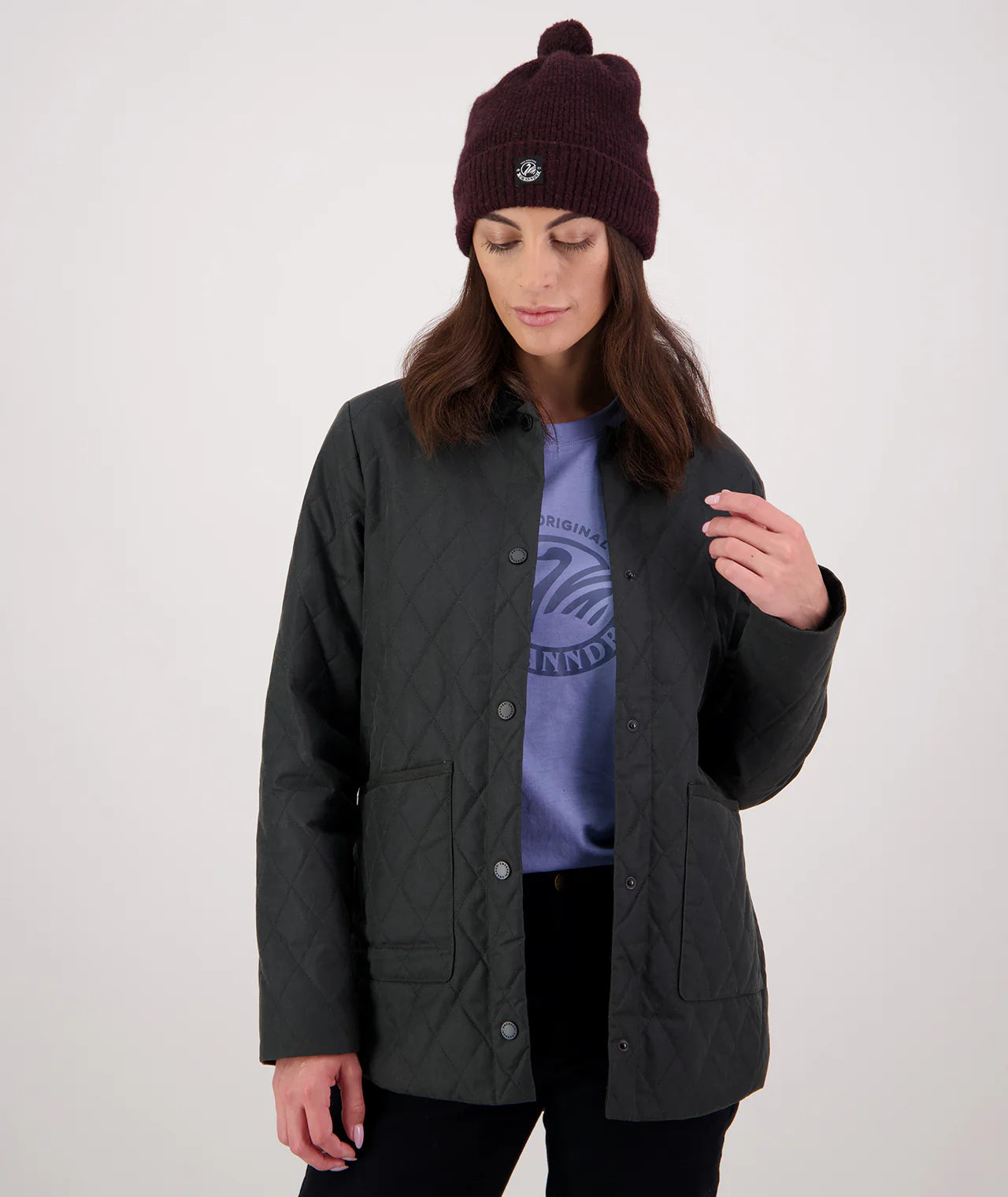 Swanndri Women's Madeline Oilskin Jacket - Forest