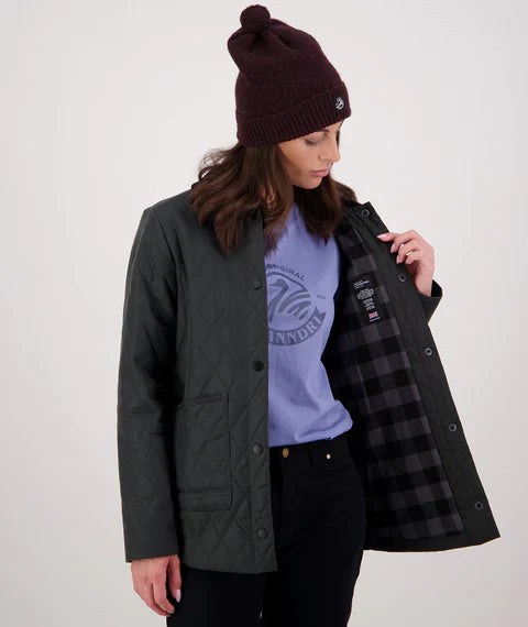 Swanndri Women's Madeline Oilskin Jacket - Forest