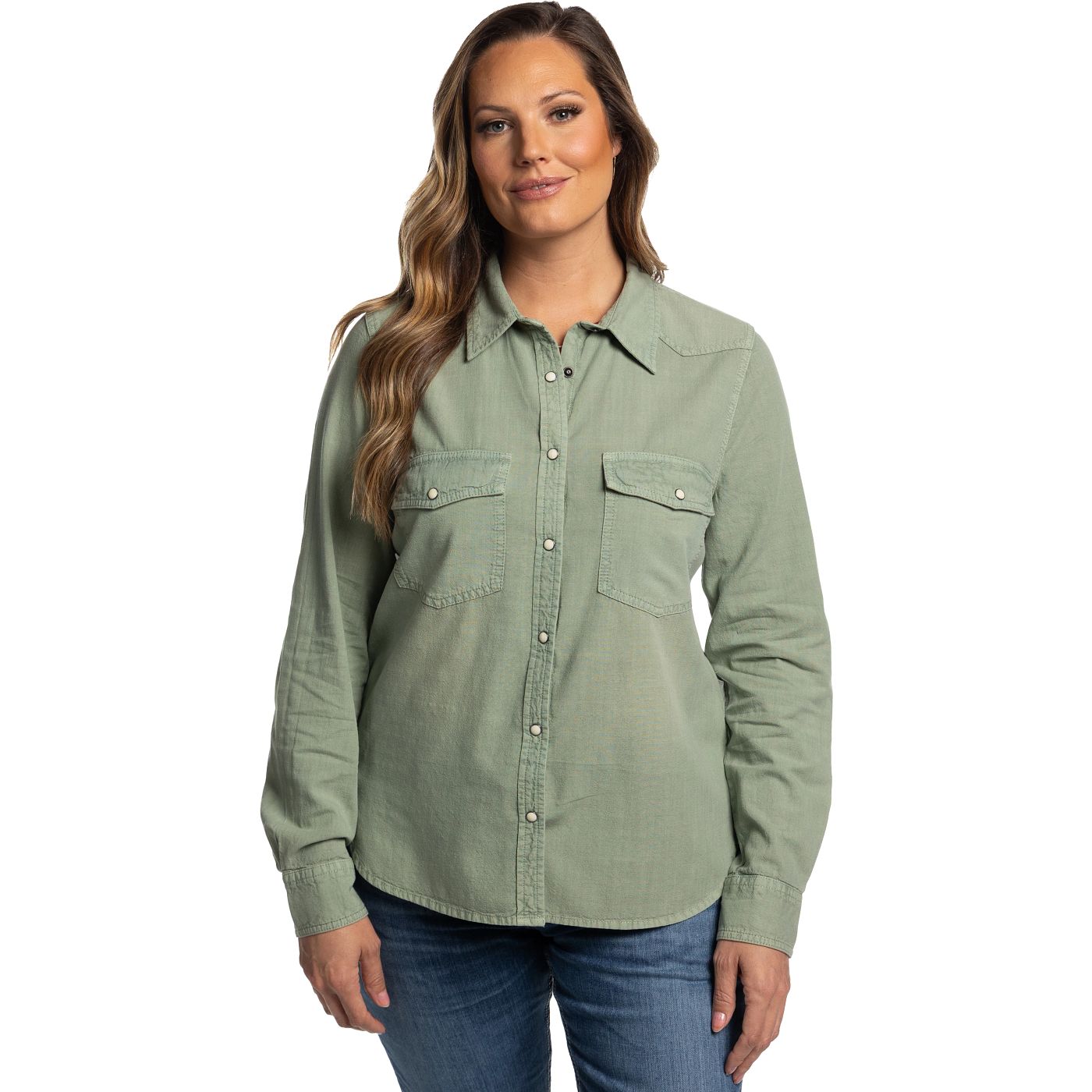 Justin Women's Snap Down Chambray